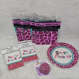 Pink Leopard Party Supplies